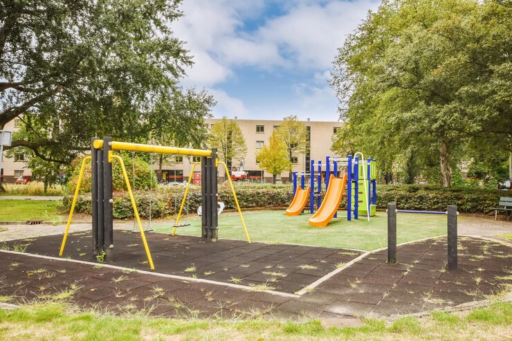 Photo empty playground