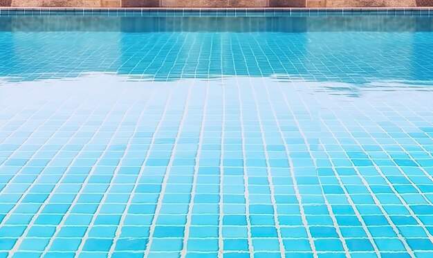 The empty poolside surface during summer travel was a stark reminder of the temporary nature of vacation Creating using generative AI tools