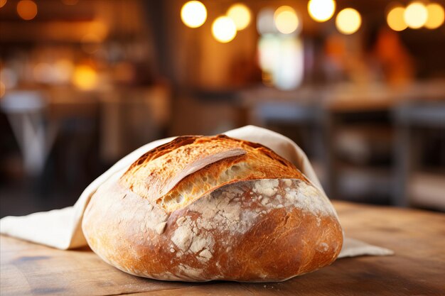 Empty price tags in bakery shop or supermarket bread section for wide banner with copy space