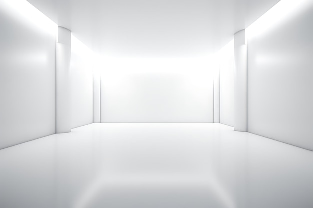 Photo empty pure white background