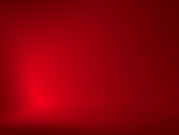 Empty red room background