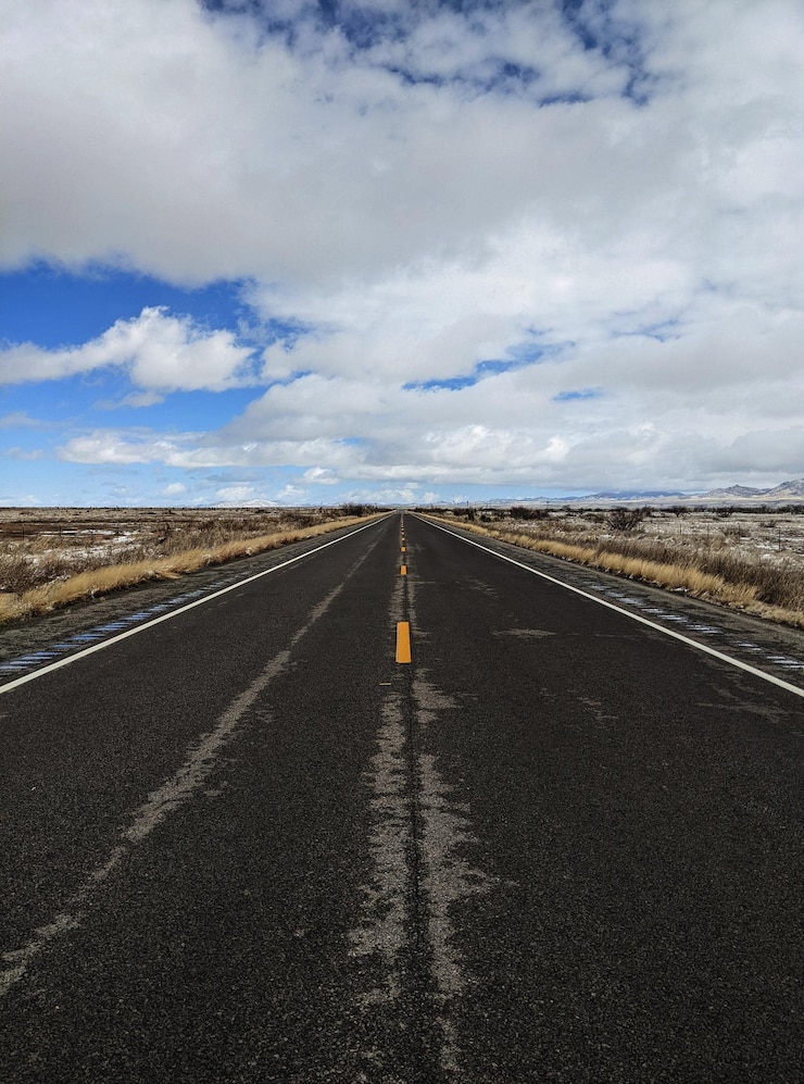 Photo empty road against sky