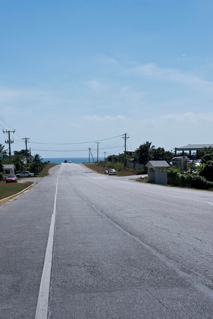 Photo empty road against sky