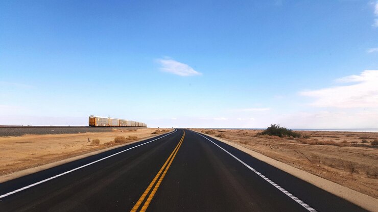 Photo empty road against sky