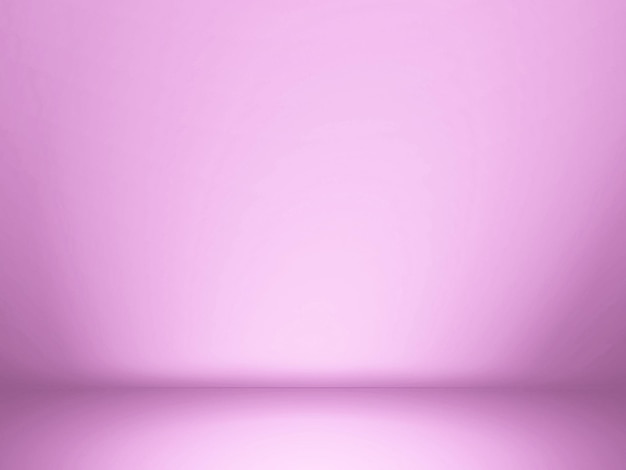 Empty room purple light background