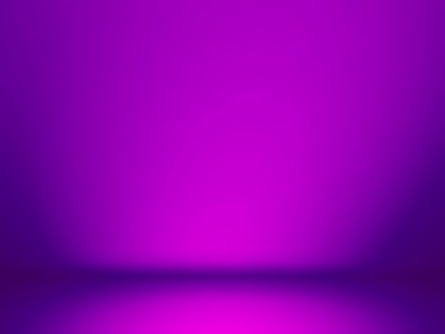 空の部屋の紫色の光の背景