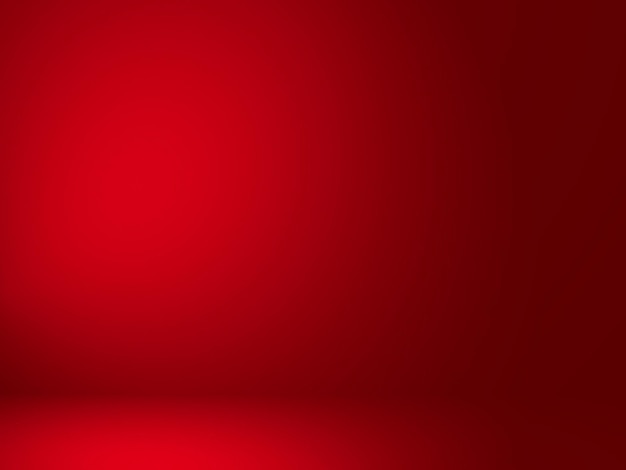 Empty room red light background