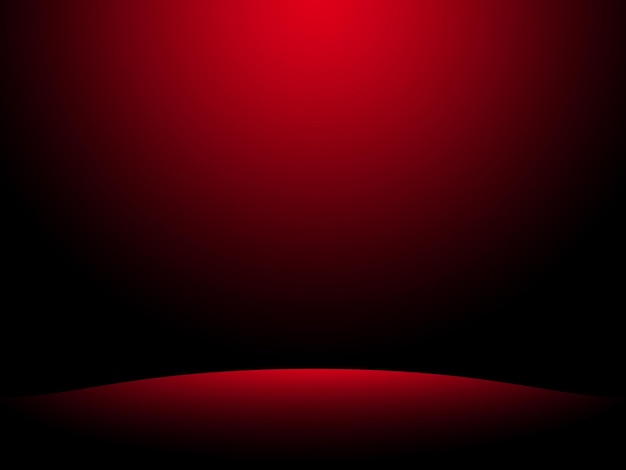 Empty room red light background