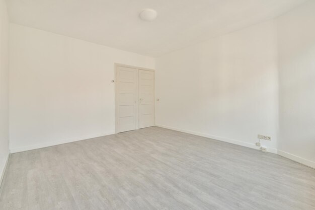 Empty room with window and radiator