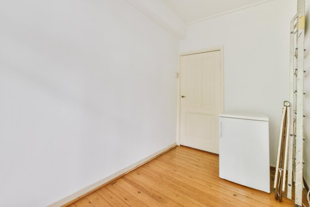 Empty room with window and radiator