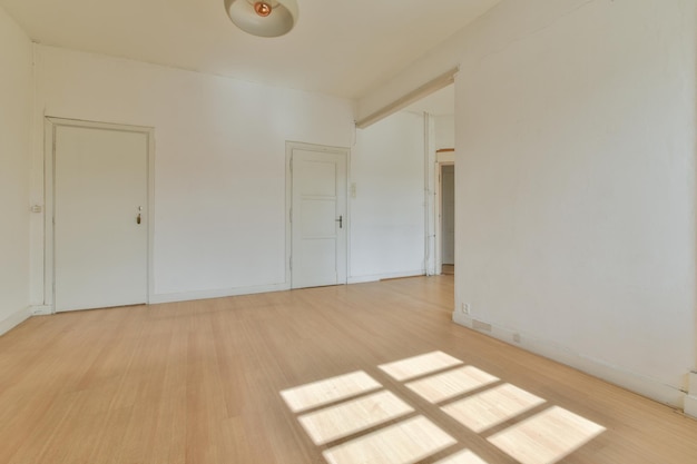 Empty room with window and radiator