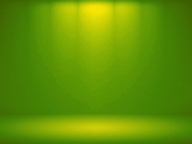 Photo empty room yellow light background