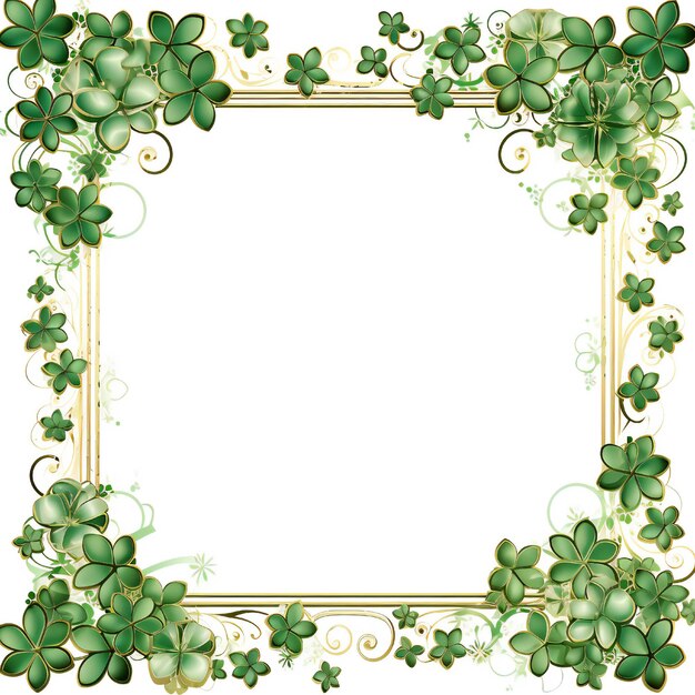 Photo empty saint patricks day frame design