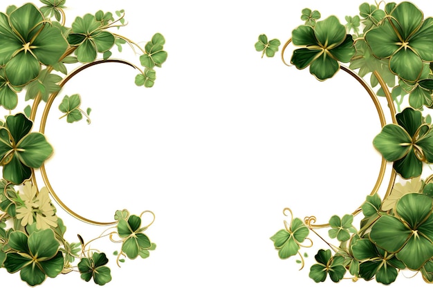 Photo empty saint patricks day frame design