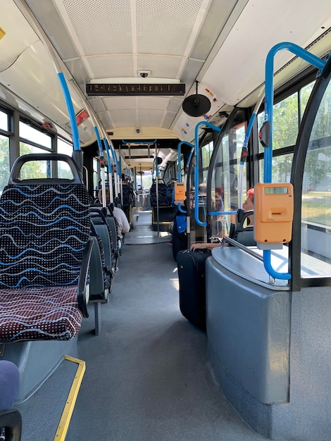 Empty seats in bus