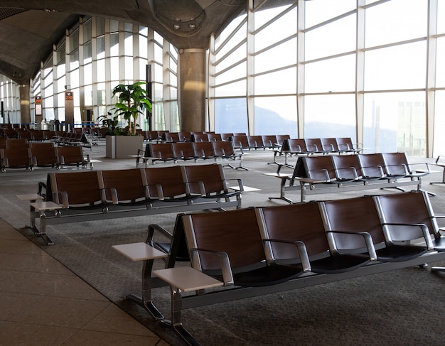 Фото Пустые места в пустом аэропорту