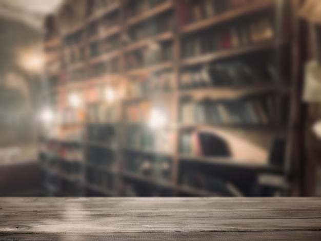 Empty shelf in the library