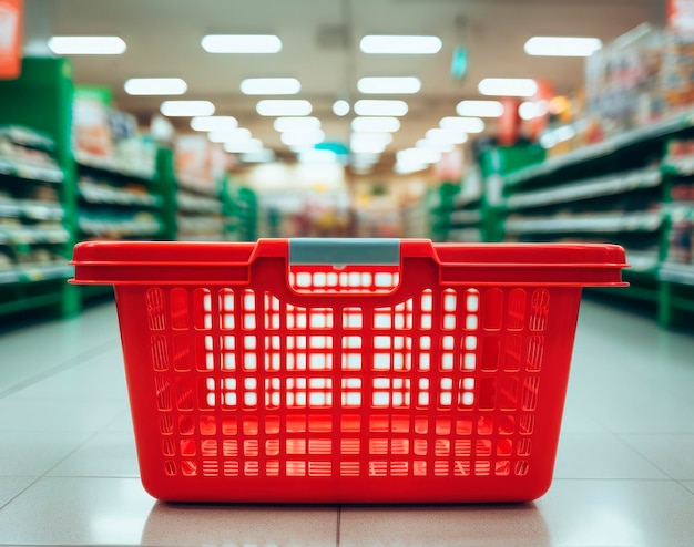 empty shopping basket