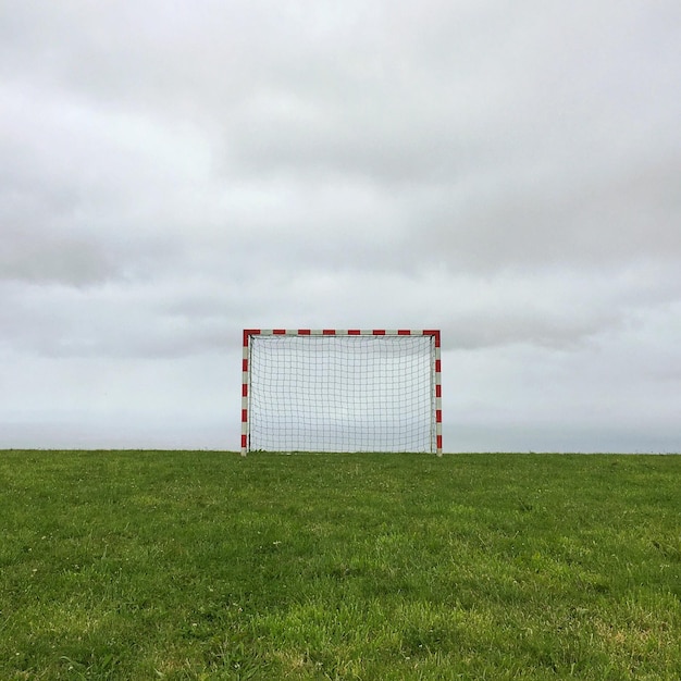 Photo empty soccer field