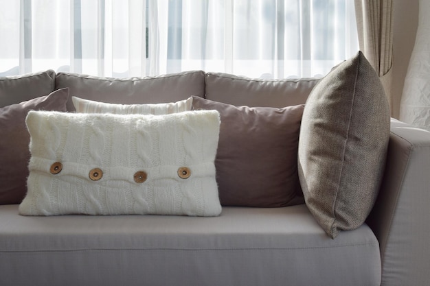 empty sofa at home