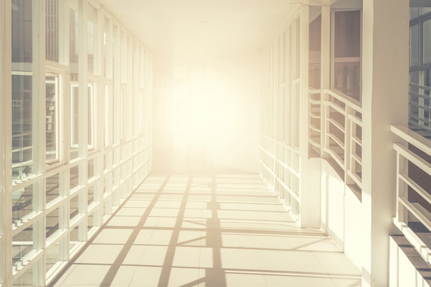 Empty space (empty wall in a bright room), Building Construction,  Abstract Architecture, corridor in the modern building, 