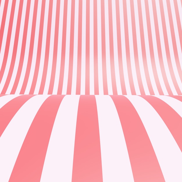 Empty striped candy pink silk fabric texture background