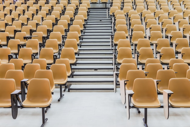 Empty Student Empty Lecture Hall