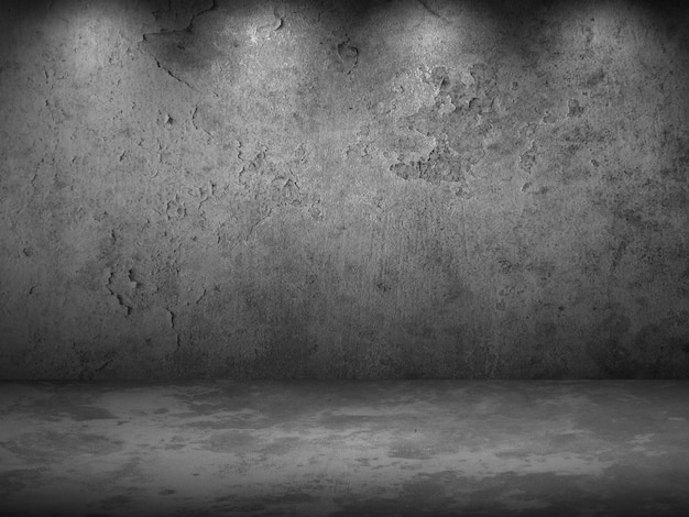 Empty studio room Texture dark floor