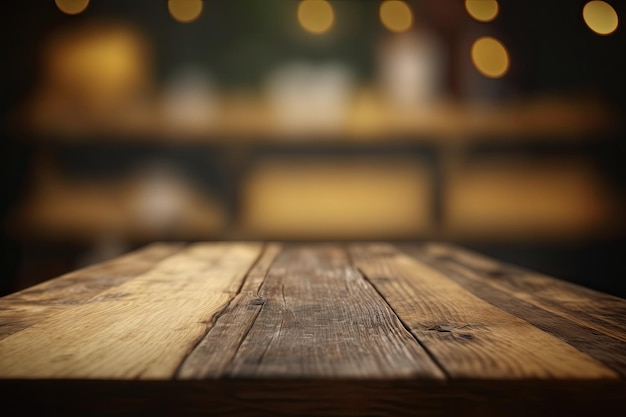 Empty table with bokeh generative ai