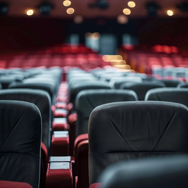 Empty Theater Chairs