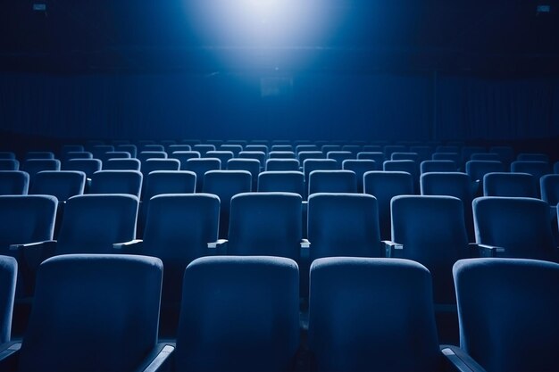 Photo empty theater seats background