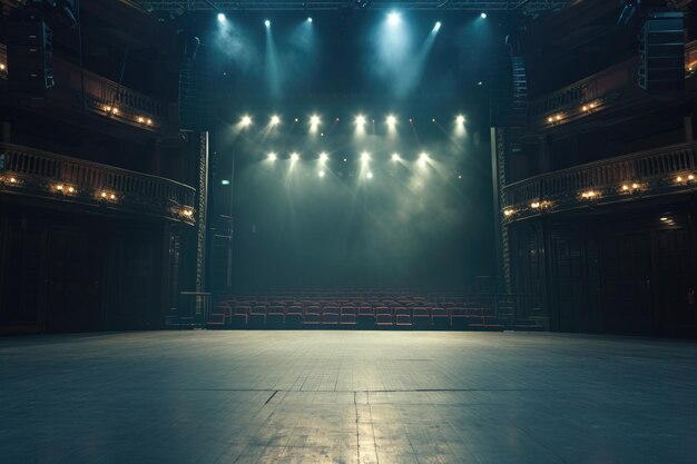 empty theater stage