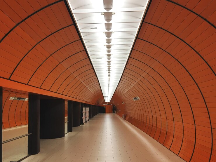 Photo empty walkway