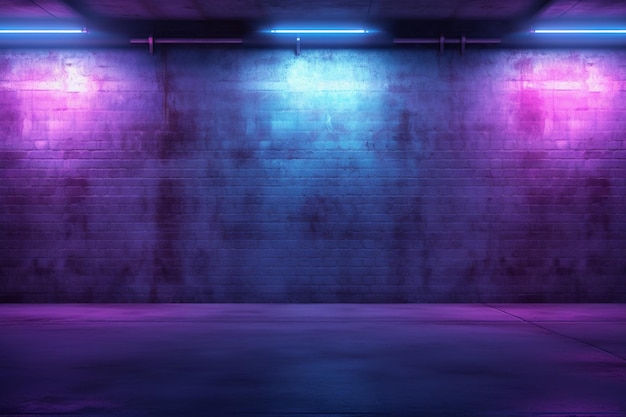 Empty Wall Neon light