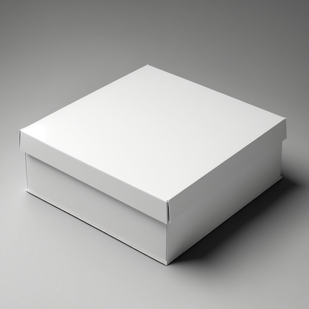 empty white paper box for mockup Blank white box for mockup Paper Box Mockup