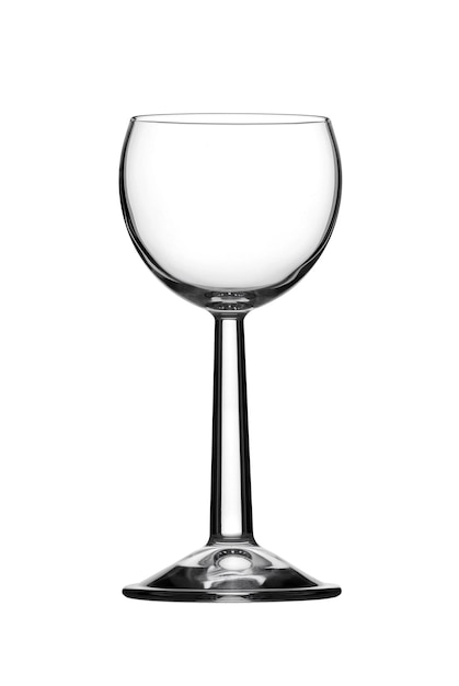 Photo empty wine glass