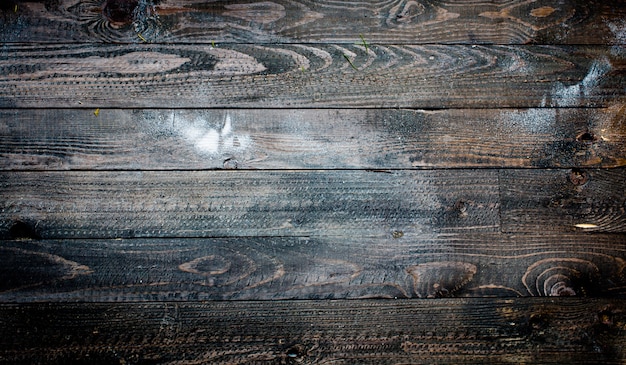Foto tavolo di legno vuoto