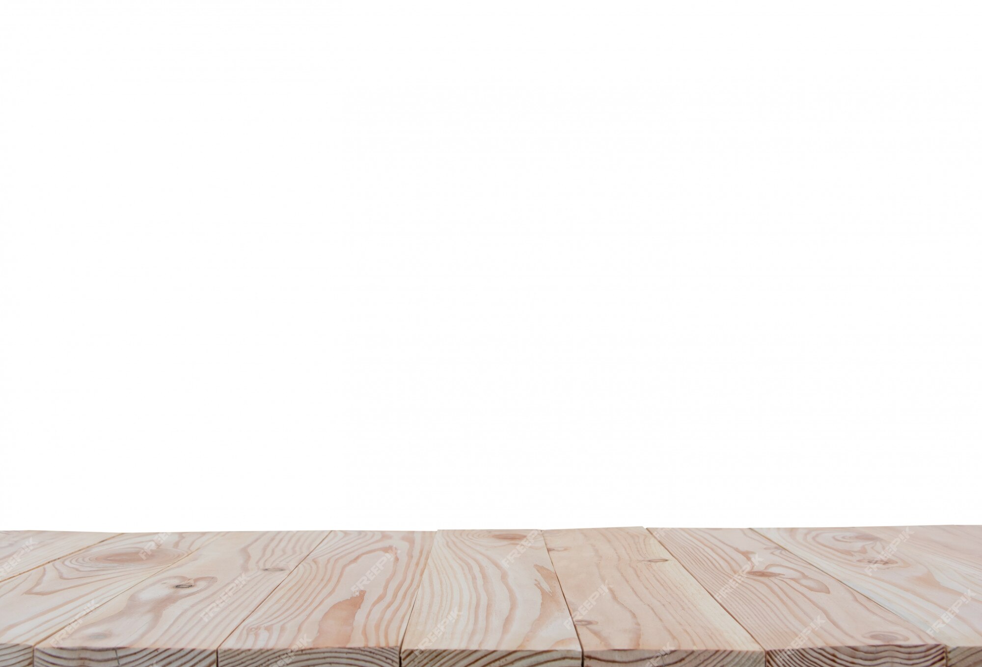 Premium Photo  Empty white wooden table top isolated on white