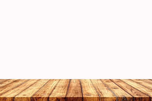 Photo empty wooden floor at home