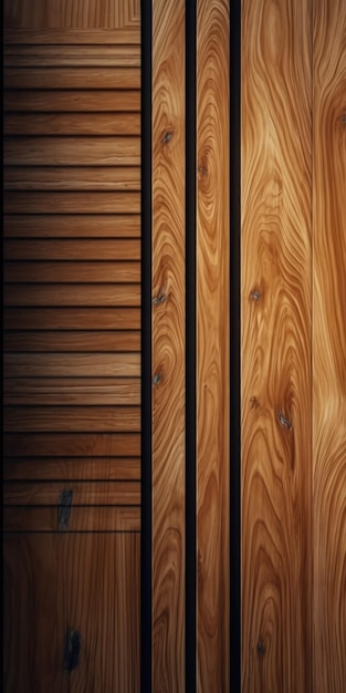 empty wooden floor with horizontal stripes