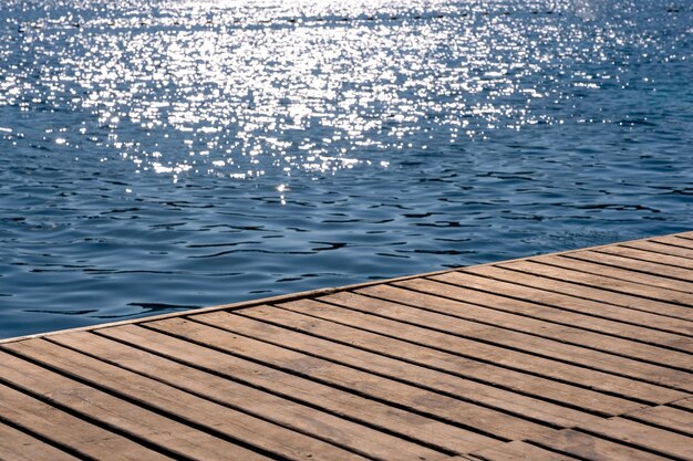 Empty wooden floor