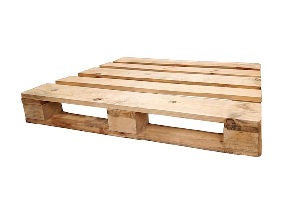 Foto pallet di legno vuoto