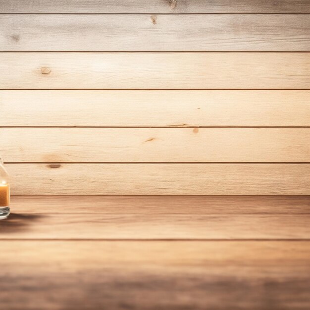 Photo empty wooden table