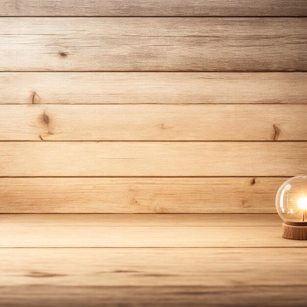 Photo empty wooden table