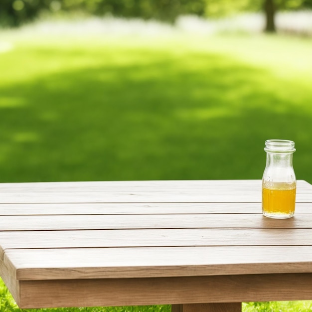 Photo empty wooden table