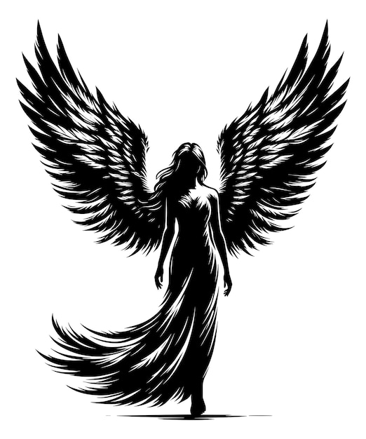 エンピリアン・ライズ 翼を広げたイカリアン・フィギュア 野心と勇気の強力な描写