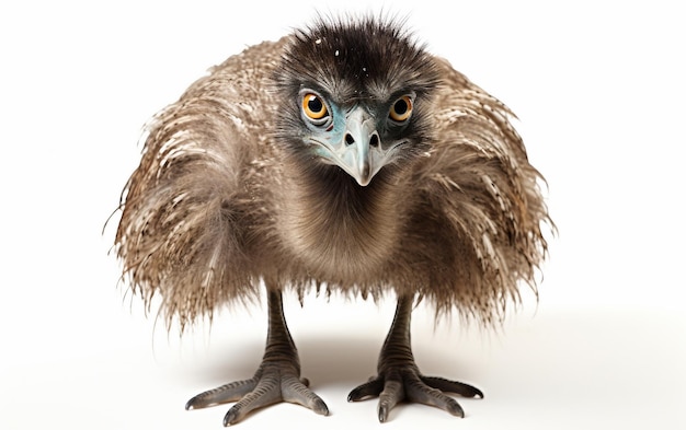 Photo emu animal isolated on a transparent background