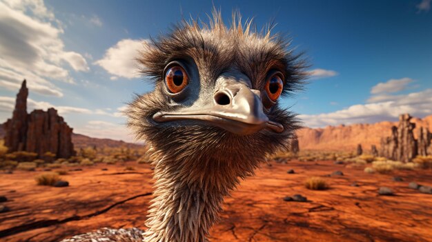 Emu high quality background