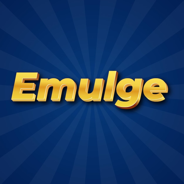 Emulge Text effect Gold JPG attractive background card photo