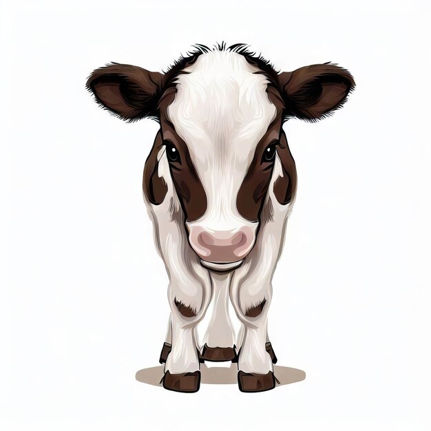 Enchanted Baby Cow World Imaginative WildlifeGenerative AI